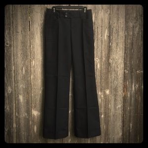 Wide leg black slacks